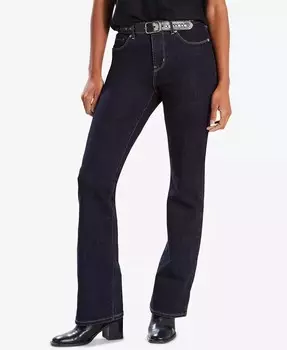 Женские повседневные классические джинсы Bootcut со средней посадкой Levi's, синий