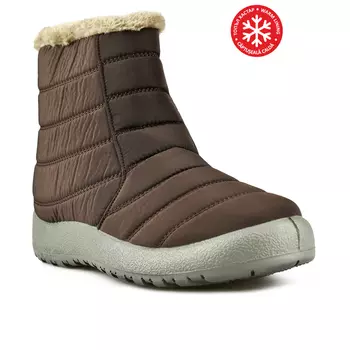 Женские повседневные коричневые ботинки на теплой подкладке Tendenz