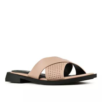 Женские повседневные коричневые тапочки Tendenz