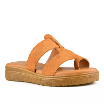 Женские повседневные коричневые тапочки Tendenz