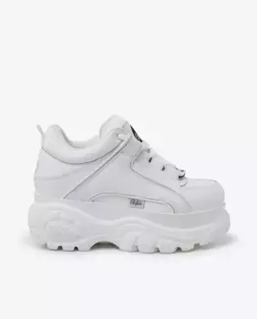 Женские повседневные кожаные кроссовки на платформе Buffalo, белый