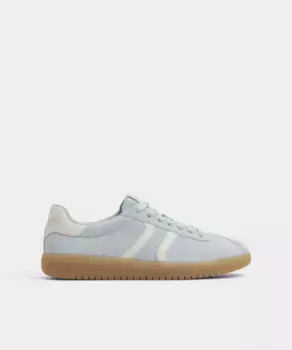 Женские повседневные кожаные кроссовки с круглым носком Aldo, синий