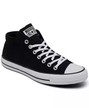 Женские повседневные кроссовки Chuck Taylor Madison Mid от Finish Line Converse, черный