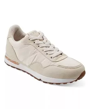 Женские повседневные кроссовки Maren на шнуровке с круглым носком Earth, бежевый