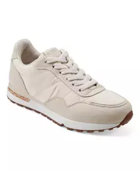 Женские повседневные кроссовки Maren с круглым носком на шнуровке Earth, коричневый/бежевый