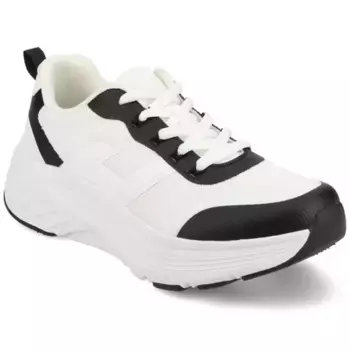 Женские повседневные кроссовки Marshel на шнуровке Journee, цвет white black