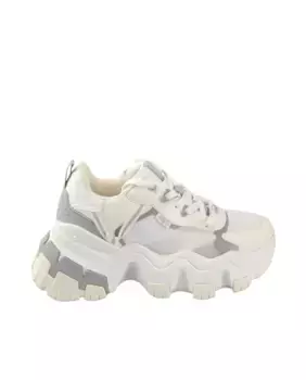 Женские повседневные кроссовки на платформе и шнурках Buffalo, белый