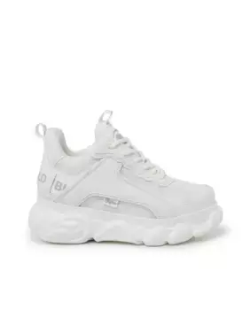 Женские повседневные кроссовки на платформе и шнурках Buffalo, белый