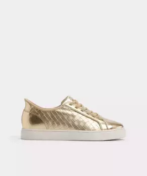 Женские повседневные кроссовки с круглым носком Aldo, золото