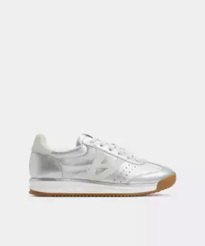 Женские повседневные кроссовки с круглым носком Aldo, серебряный