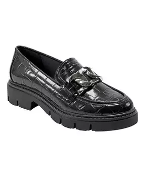 Женские повседневные лоферы без шнуровки Corel с миндалевидным носком Marc Fisher, черный