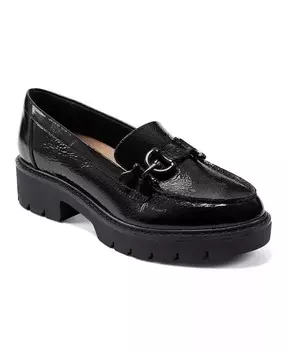 Женские повседневные лоферы Eflex Kinndle без шнуровки на подошве с выступами Easy Spirit, черный