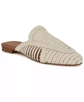 Женские повседневные мюли Campton Slip-On Nine West, коричневый/бежевый