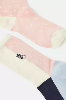 Женские повседневные носки, 2 пары (размер 4 8) Joules, мультиколор