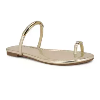 Женские повседневные сандалии Balon с открытым носком Nine West, золотой