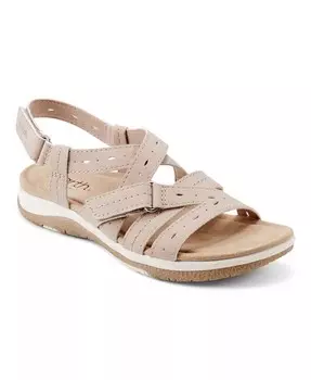 Женские повседневные сандалии Samsin с круглым носком и ремешками Earth, розовый