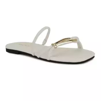 Женские повседневные сандалии Tigra с квадратным носком Nine West, белый