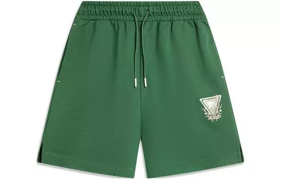 Женские повседневные шорты LiNing Sports Trend Series, Cool Pine Green
