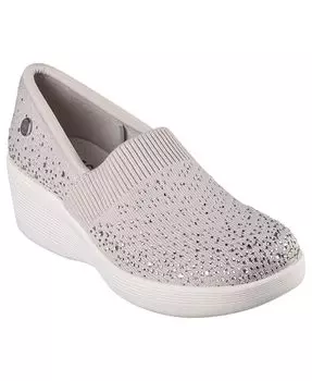 Женские повседневные слипоны Martha Stewart Pier-Lite Reflection от Finish Line Skechers, серый