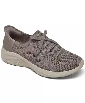 Женские повседневные слипоны Martha Stewart Slip-Ins Ultra Flex 3.0 Day Light от Finish Line Skechers, серый