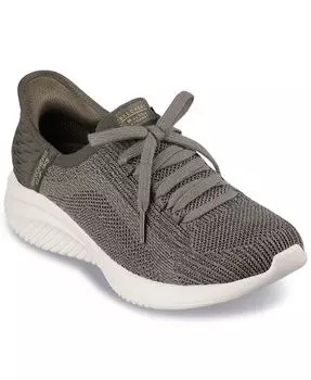 Женские повседневные слипоны Martha Stewart Slip-Ins Ultra Flex 3.0 Day Light от Finish Line Skechers, зеленый
