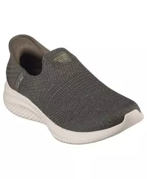 Женские повседневные слипоны Martha Stewart Slip-ins Ultra Flex 3 от Finish Line Skechers, зеленый
