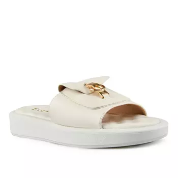 Женские повседневные тапочки белые на платформе Tendenz