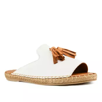 Женские повседневные тапочки белые Tendenz