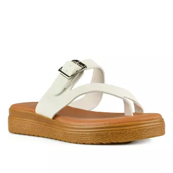 Женские повседневные тапочки белые Tendenz