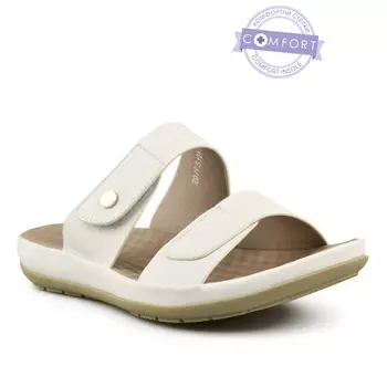 Женские повседневные тапочки белые Tendenz