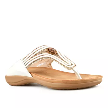 Женские повседневные тапочки белые Tendenz