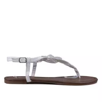 Женские повседневные тапочки белые Tendenz