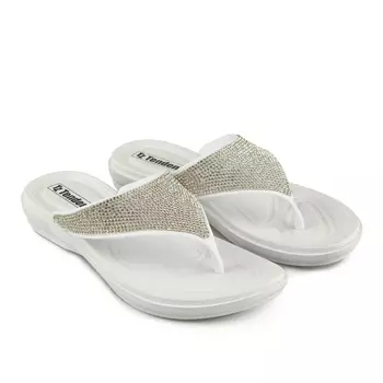 Женские повседневные тапочки белые Tendenz