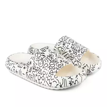 Женские повседневные тапочки белые Tendenz