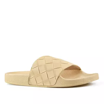 Женские повседневные тапочки бежевого цвета Tendenz