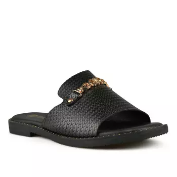 Женские повседневные тапочки черные Tendenz