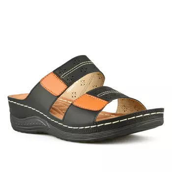 Женские повседневные тапочки черные Tendenz