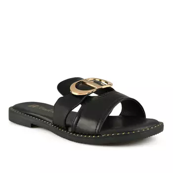 Женские повседневные тапочки черные Tendenz