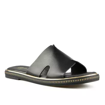 Женские повседневные тапочки черные Tendenz