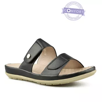 Женские повседневные тапочки черные Tendenz