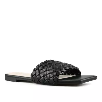 Женские повседневные тапочки черные Tendenz