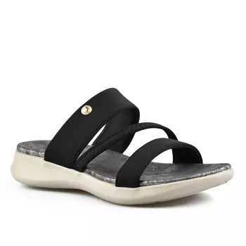 Женские повседневные тапочки черные Tendenz