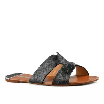 Женские повседневные тапочки черные Tendenz