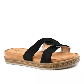 Женские повседневные тапочки черные Tendenz