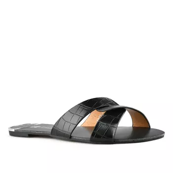 Женские повседневные тапочки черные Tendenz