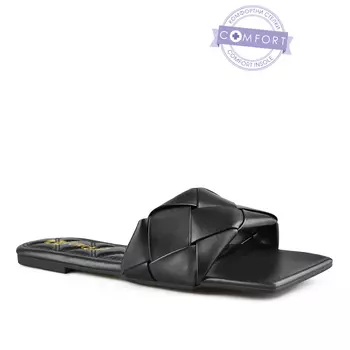 Женские повседневные тапочки черные Tendenz