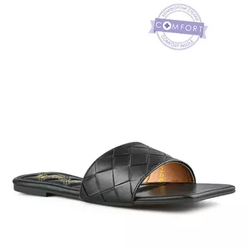 Женские повседневные тапочки черные Tendenz