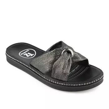 Женские повседневные тапочки черные Tendenz