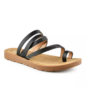 Женские повседневные тапочки черные Tendenz