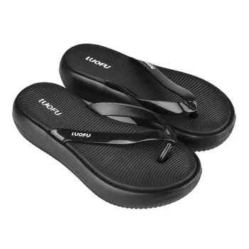 Женские повседневные тапочки черные Tendenz